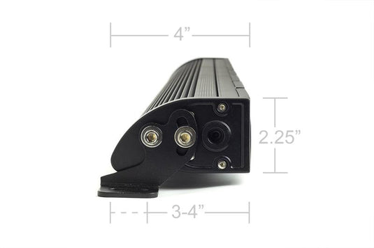 Cali Raised LED Dual Function Amber/White LED Light Bar Prinsu Mounting Bracket Kit
