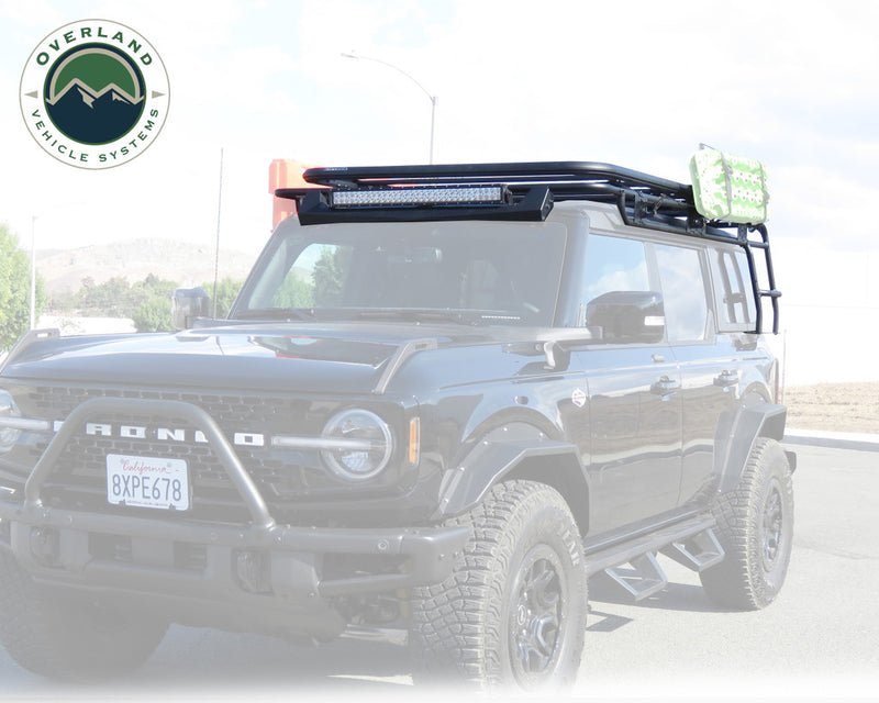 Load image into Gallery viewer, Overland Vehicle Systems King 4WD Roof Rack 2021 – 2023 Ford Bronco 4 Door with Hard Top
