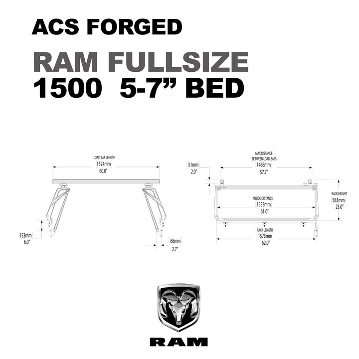 Load image into Gallery viewer, Leitner Active Cargo System ACS Forged Bed Rack - Ram
