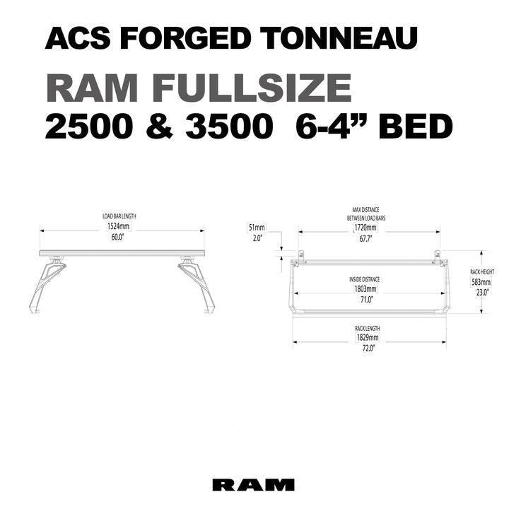 Load image into Gallery viewer, Leitner ACS Forged Tonneau Rails Only- Ram
