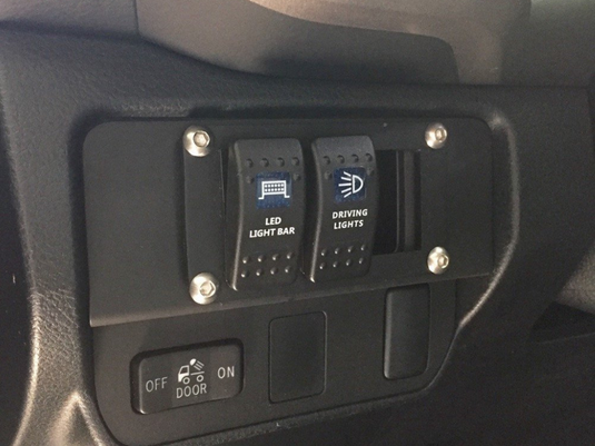 Cali Raised LED 2016-2022 Toyota Tacoma Rocker Switch Panel (3)