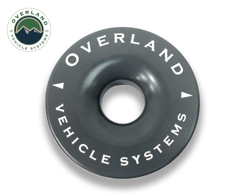 Load image into Gallery viewer, Overland Vehicle Systems Recovery Ring 4.00&quot; 41,000 lb. Gray With Storage Bag Universal
