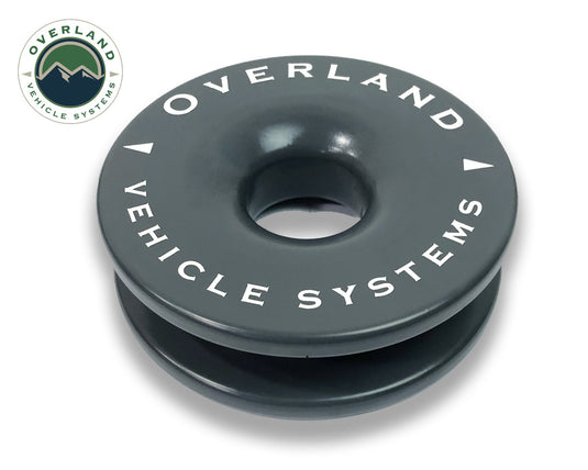 Overland Vehicle Systems Recovery Ring 4.00" 41,000 lb. Gray With Storage Bag Universal