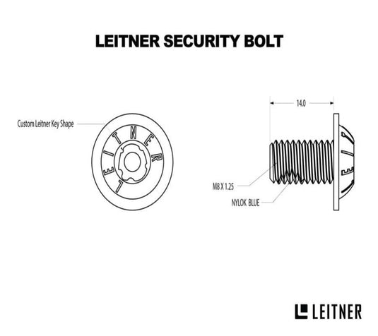 Leitner Security Driver & Bolt Kit