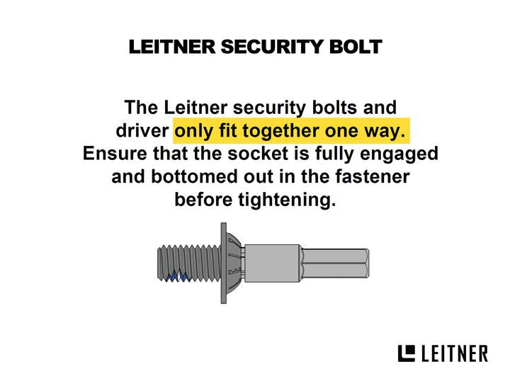 Load image into Gallery viewer, Leitner Security Driver &amp; Bolt Kit

