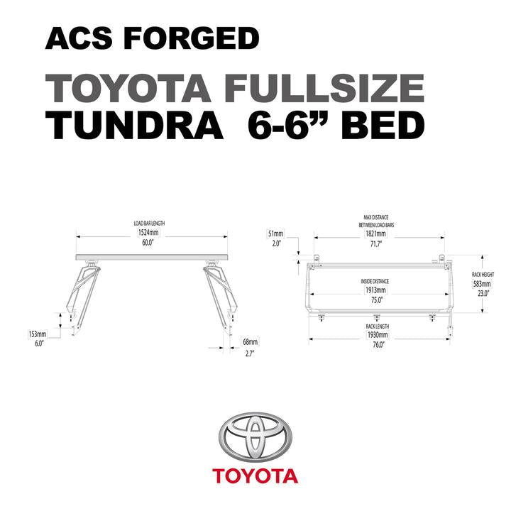 Load image into Gallery viewer, Leitner Active Cargo System ACS Forged Bed Rack - Toyota Tundra
