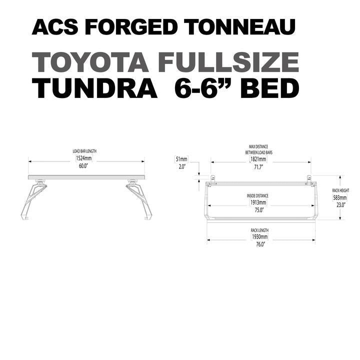 Load image into Gallery viewer, Leitner ACS Forged Tonneau Rack Only- Toyota Tundra
