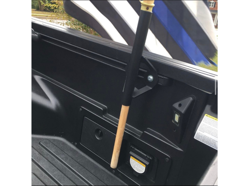 Load image into Gallery viewer, Cali Raised LED Toyota Truck Bed Rail Flag Pole Mount
