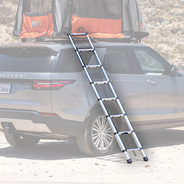 Load image into Gallery viewer, Badass Tents 9’ Telescoping Universal Fit Ladder w/ hooks for Rooftop Tent
