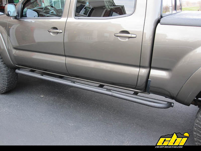 Load image into Gallery viewer, CBI Off Road Toyota Tacoma Trail Bolt-On Rock Sliders | 2005-2023
