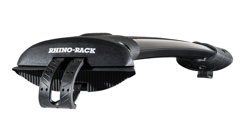 Load image into Gallery viewer, Rhino Rack Vortex StealthBar Black 2 Bar Roof Rack - 200 Series Land Cruiser
