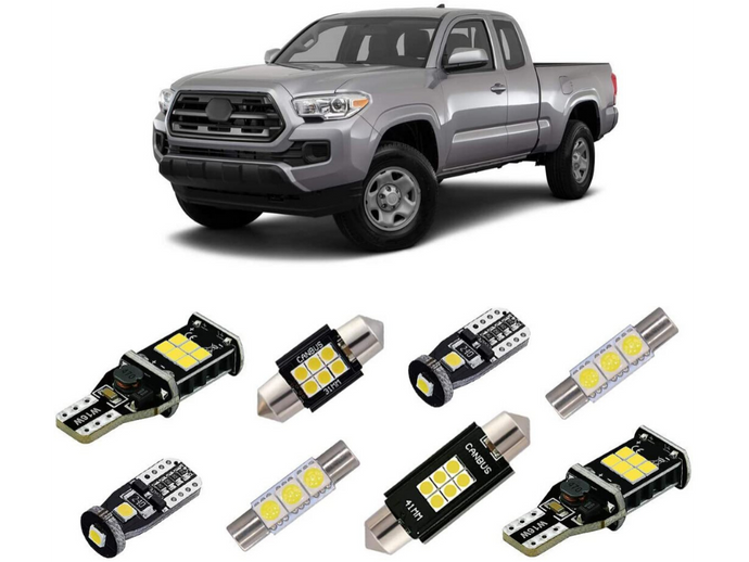 Cali Raised LED 2016-2021 Toyota Tacoma 9-Piece Interior LED Light Kit