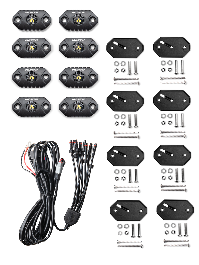 Load image into Gallery viewer, North Lights Set of 8 Rock Lights - Single Color
