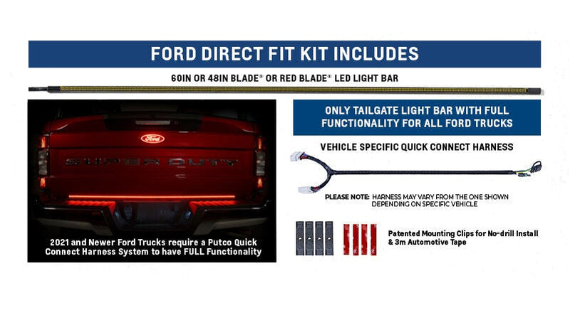 Load image into Gallery viewer, Putco 60&quot; Blade Direct Fit Kit 2004-2016- Ford
