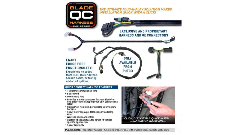 Load image into Gallery viewer, Putco 60&quot; Blade Direct Fit Kit w/ Factory Halogen Taillamps- Ford
