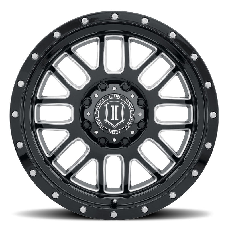 Load image into Gallery viewer, ICON Vehicle Dynamics Alpha / Gloss Black with Milled Spoke
