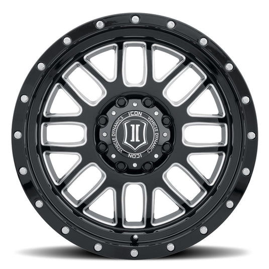 ICON Vehicle Dynamics Alpha / Gloss Black with Milled Spoke