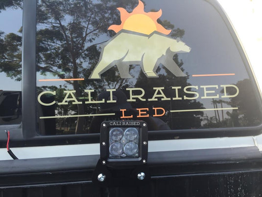 Cali Raised LED Toyota Truck Bed Rail LED Pod Brackets Kit