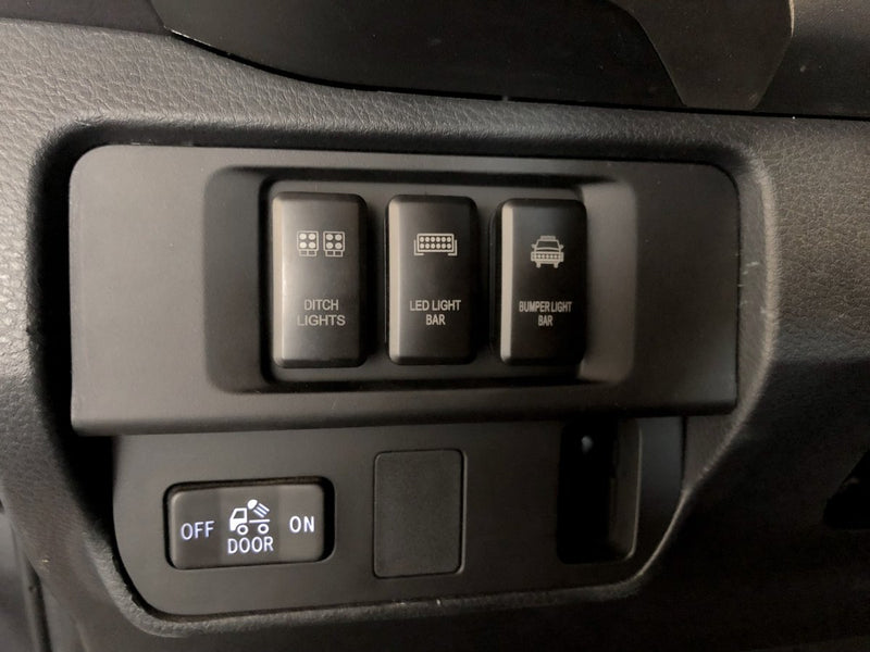 Load image into Gallery viewer, Cali Raised LED 2016-2022 Toyota Tacoma OEM Style Switch Panel (3 Switch)

