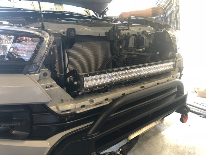 Cali Raised LED 2016-2022 Toyota Tacoma 32inch Upper Grille Led Light Bar Brackets Kit