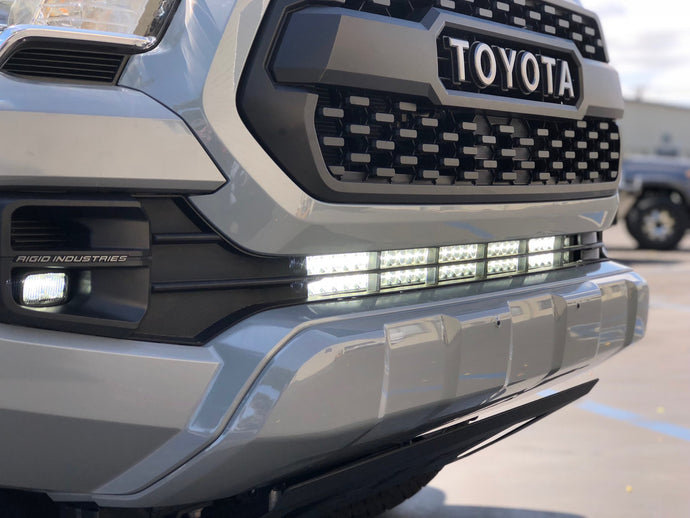 Cali Raised LED 2016-2020 Toyota Tacoma 32inch Lower Bumper Hidden LED Light Bar Combo