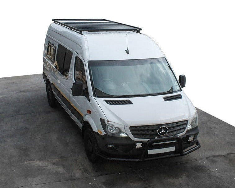 Load image into Gallery viewer, Front Runner Mercedes Benz Sprinter 144&quot; WB with OEM Tracks (2006+) Slimline II Roof Rack Kit

