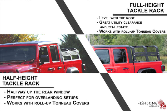 Fishbone Half Tackle Rack - Gladiator Bed Rack – Roof Top Overland