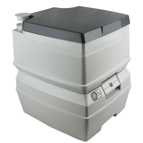 Load image into Gallery viewer, Tuff Stuff 5 Gallon Flushable Portable Outdoor Toilet With Removable Holding Tank
