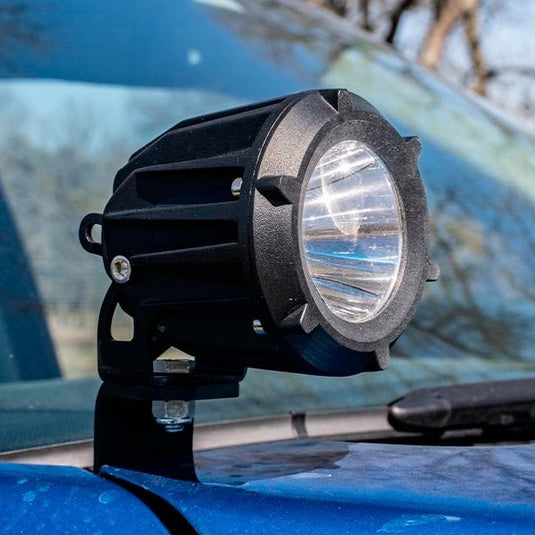 Cali Raised LED 2014-2021 Toyota Tundra Low Profile Ditch Light Brackets Kit